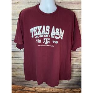 Vintage Texas A&M Aggies Starter T-Shirt Men’s Size XL Maroon Short Sleeve